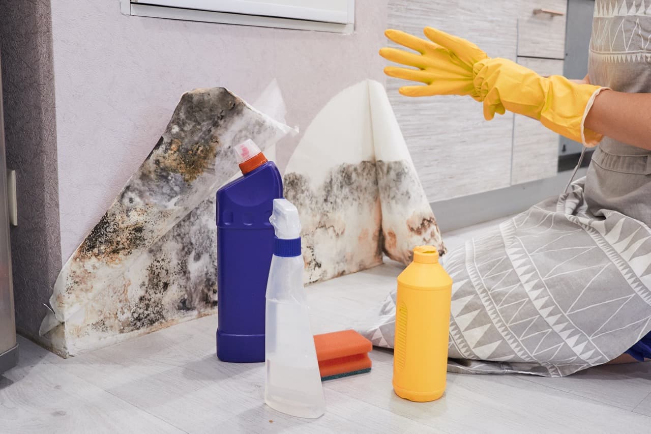 A clean, mold-free home interior